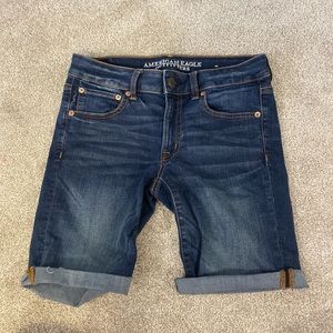 american eagle denim bermuda shorts